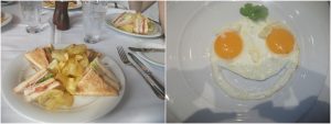 NCL Norwegian Getaway crisps sandwich eggs breakfast