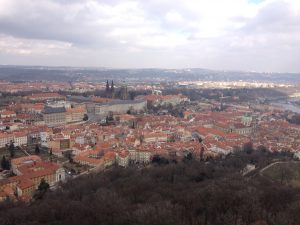 Prague Czech Republic Petrin Tower View