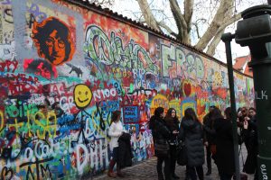 Prague Czech Republic John Lennon Wall