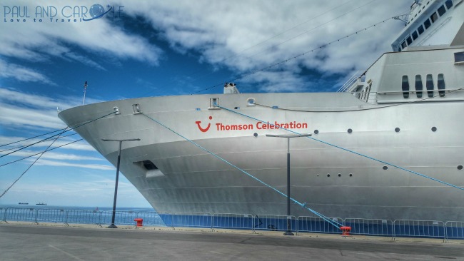 Thomson Celebration Cruise Ship Front