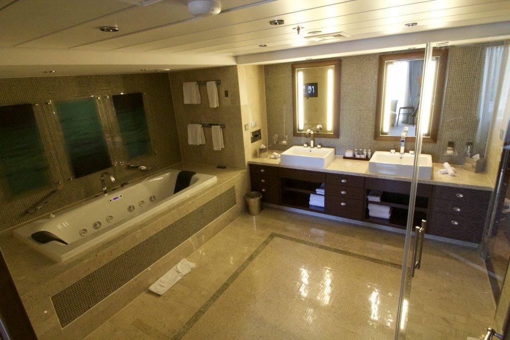 Penthouse suite celebrity eclipse bathroom luxury