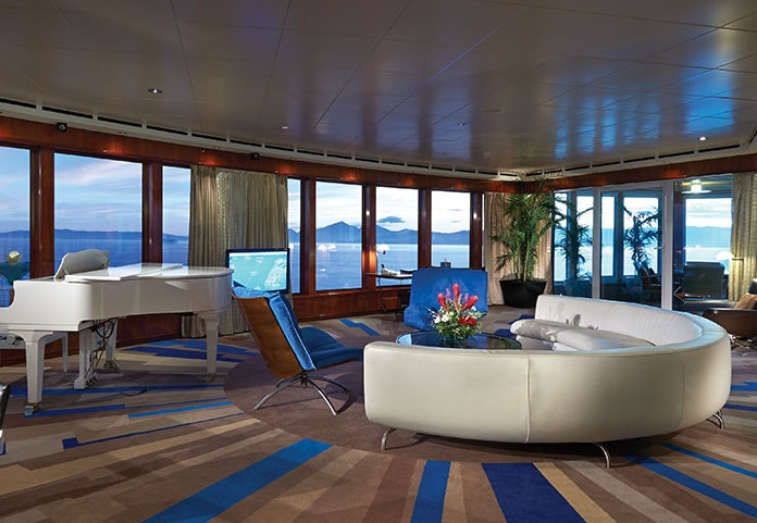 the haven garden villa big cruise ship stateroom