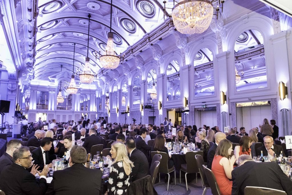 The Wave awards 2018. The Grand Connaught Rooms London wave awards emma cruises