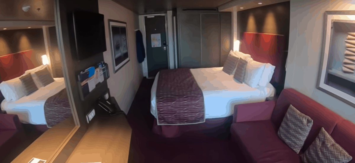 MSC Meraviglia Balcony Cabin Bed Deck 10 Sofa 