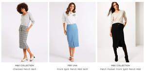 Cunard Dress Code Skirts M&S