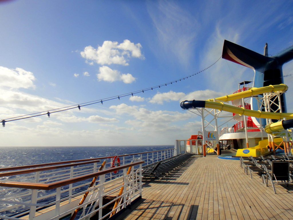 Carnival Cruise Line Funnel Slides