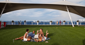 celebrity grass lawn ships cruise line first cruise
