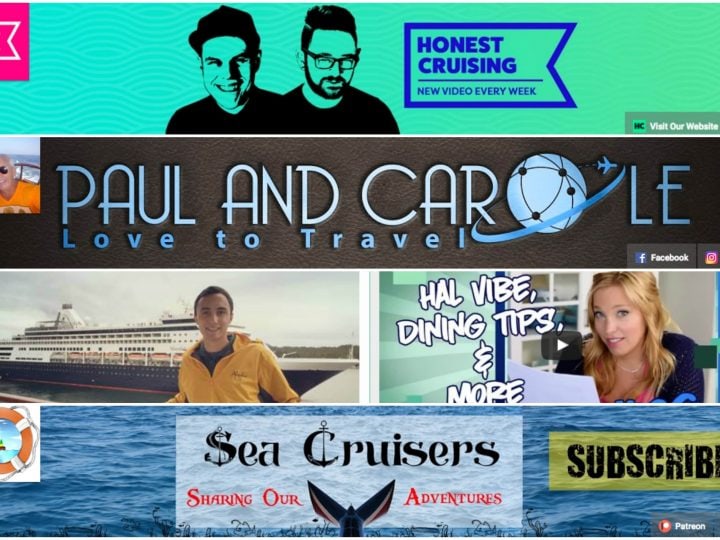 cruise youtube cruise youtubers honest cruising paul and carole love to travel scott singer cruises cruise tips tv sea cruisers