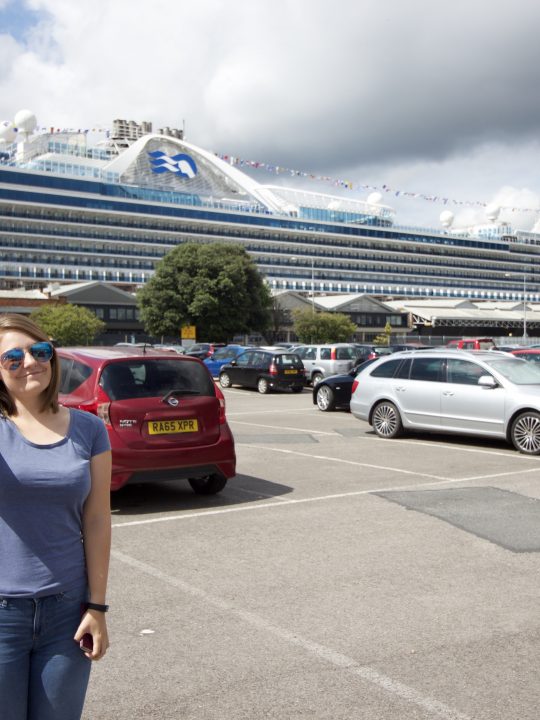 caribbean princess girl vlog blog go pro cruise ship car park southampton