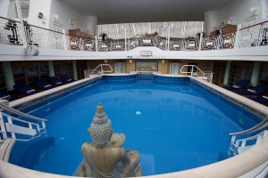 caribbean princess pool top deck spa