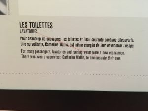 cherbourg cite de la mare titanic museum toilet sign