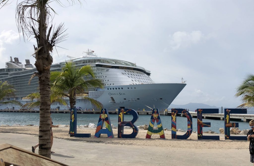 oasis of the seas labadee cruise review port canaveral beach cruise ship