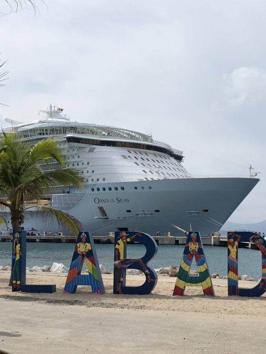 oasis of the seas labadee cruise review port canaveral beach cruise ship