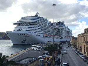 MSC Meraviglia in Malta cruise ship valletta