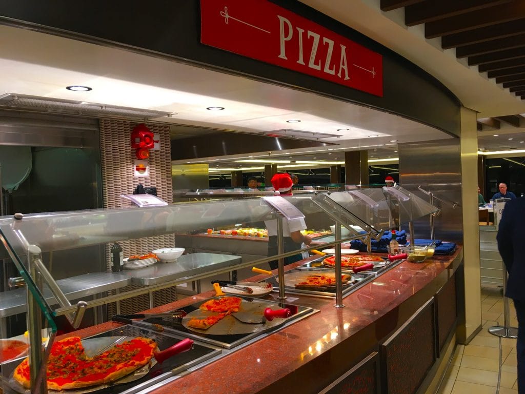 msc meraviglia pizza buffet