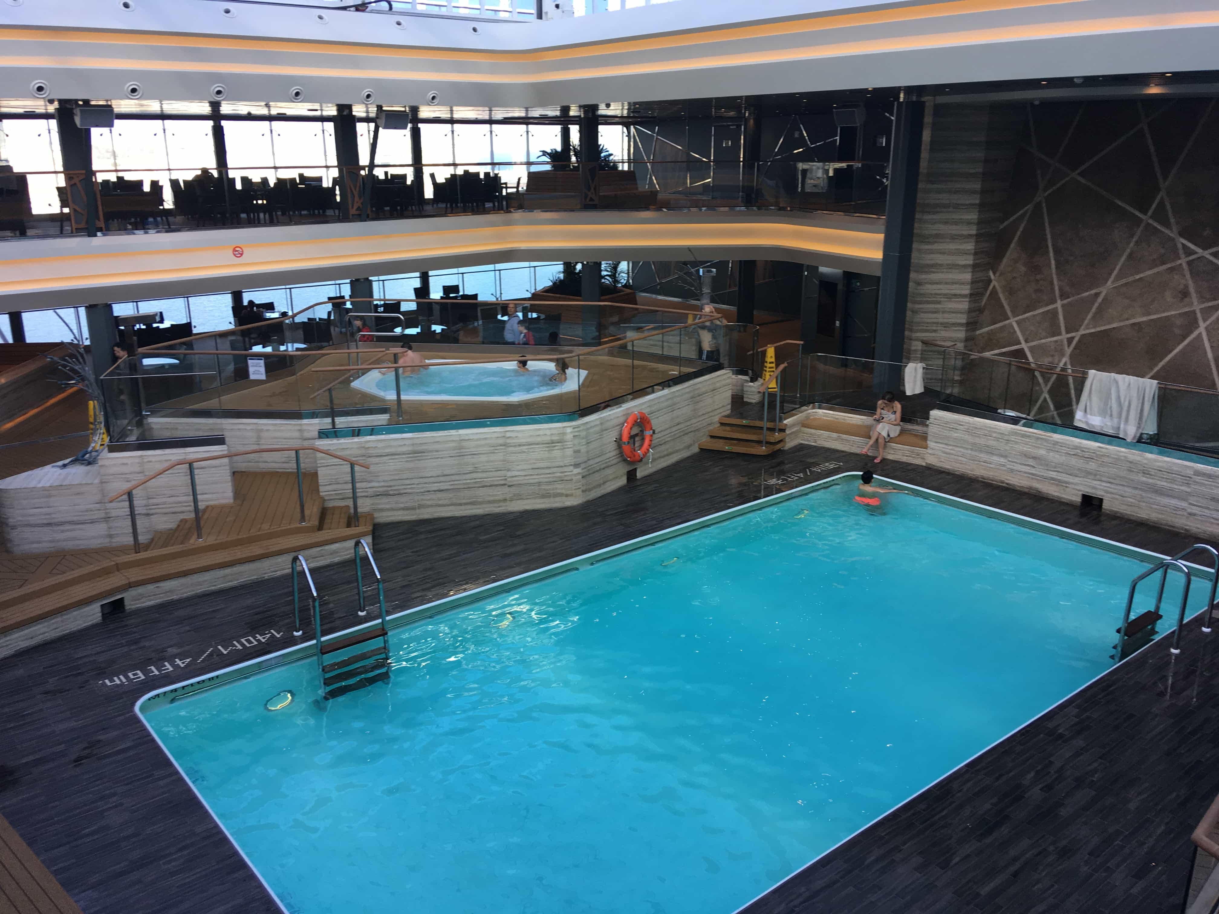 msc cruise indoor pool