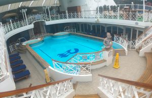 Golden Princess Cruise Ship Swimming Pool Middle