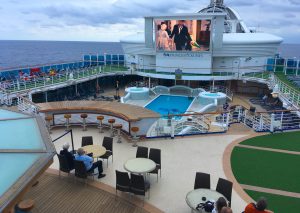 Golden Princess Outside Pool Top Deck Cruise Ship Bar