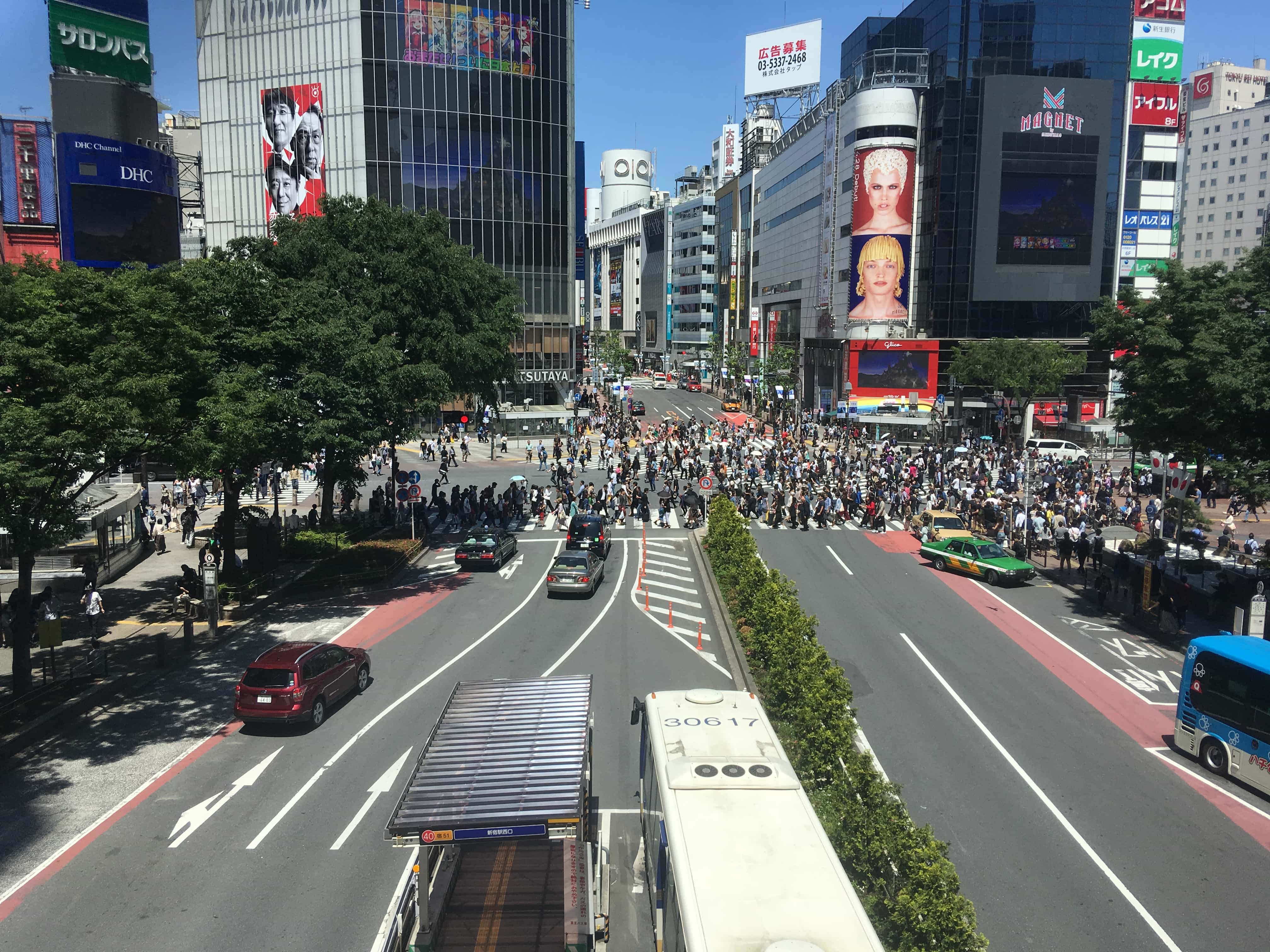 shibuya crossing japan tokyo asia cruise