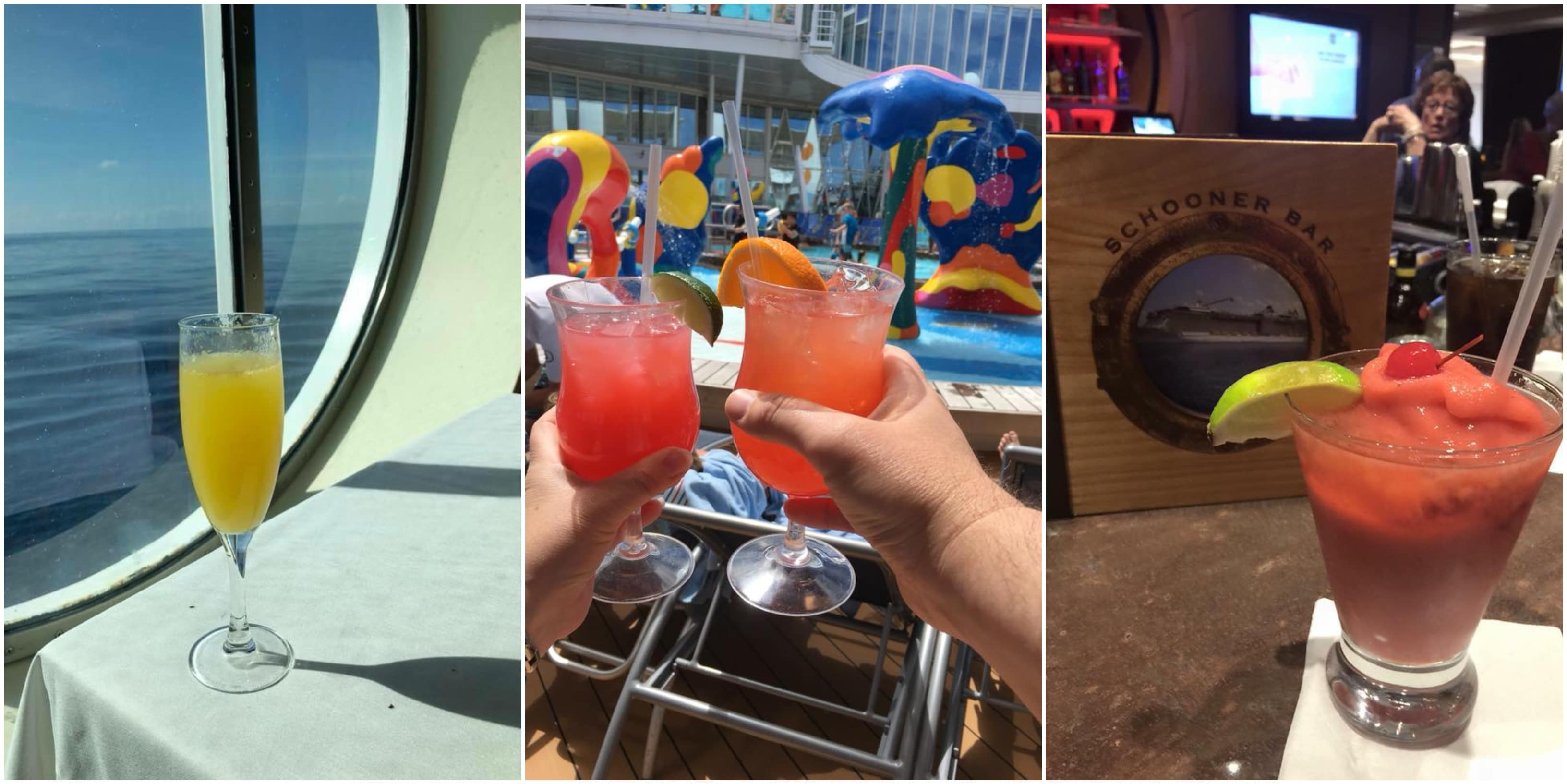 royal caribbean drinks cockatils by the pool
