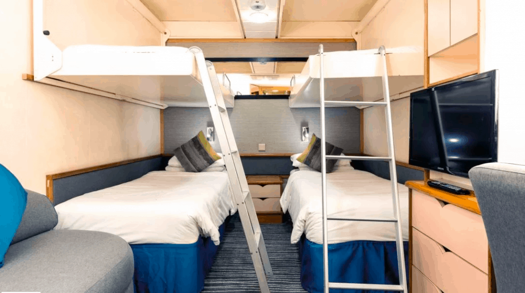 Marella Discovery Tui Inside Cabin Stateroom 3 4 adults pullman beds