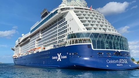 Celebrity Edge on the water