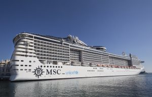 Side view of MSC Preziosa