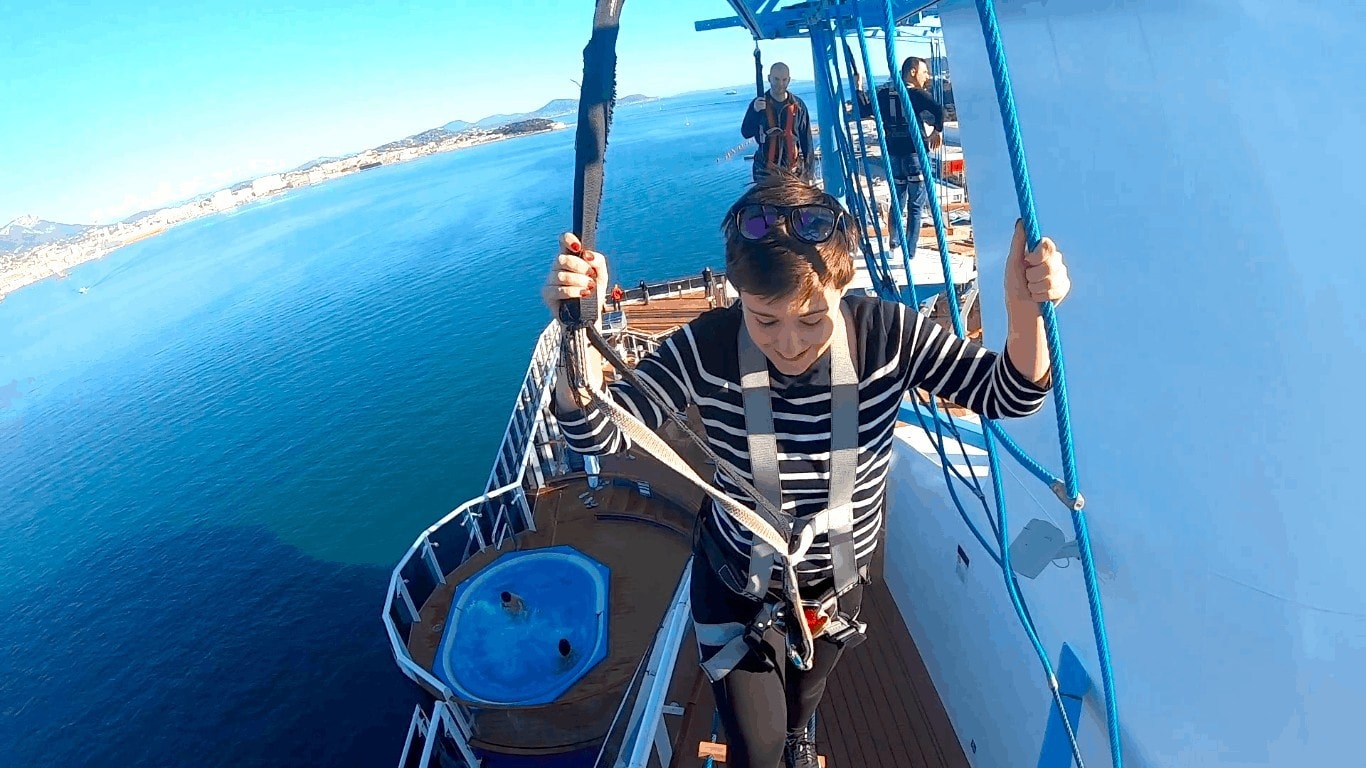 msc meraviglia ropes course and waterslides