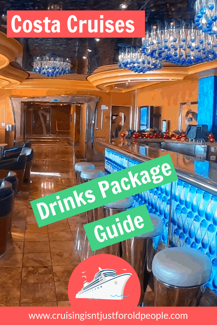 costa cruise beverage package price