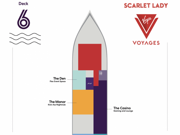 Deck Plan Scarlet Lady Casino