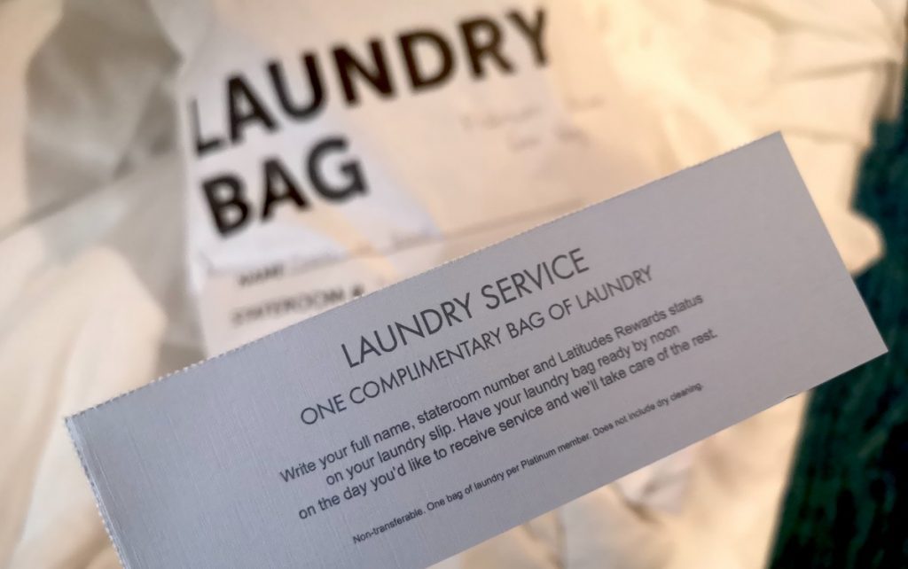 Laundry Bag Norwegian Cruise Line Platinum Free Bag