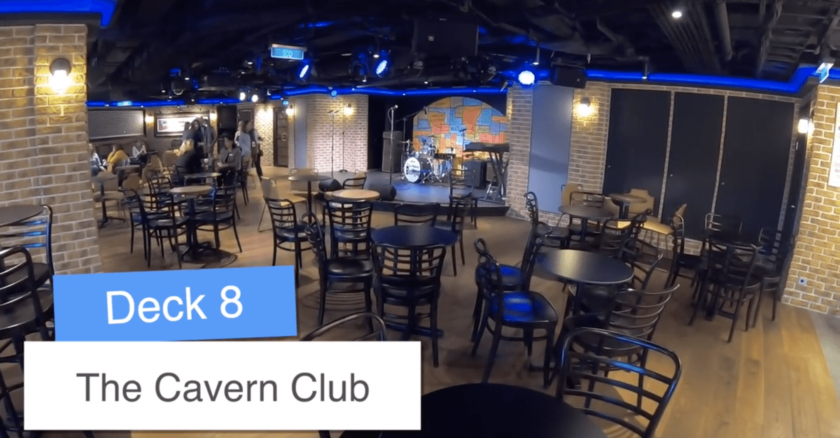 Norwegian Encore Cavern Club