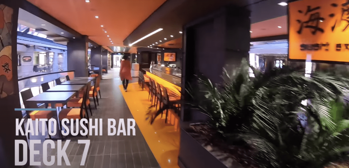 msc meraviglia kaito sushi bar