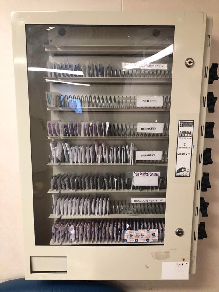 cruise ship medicine vending machine