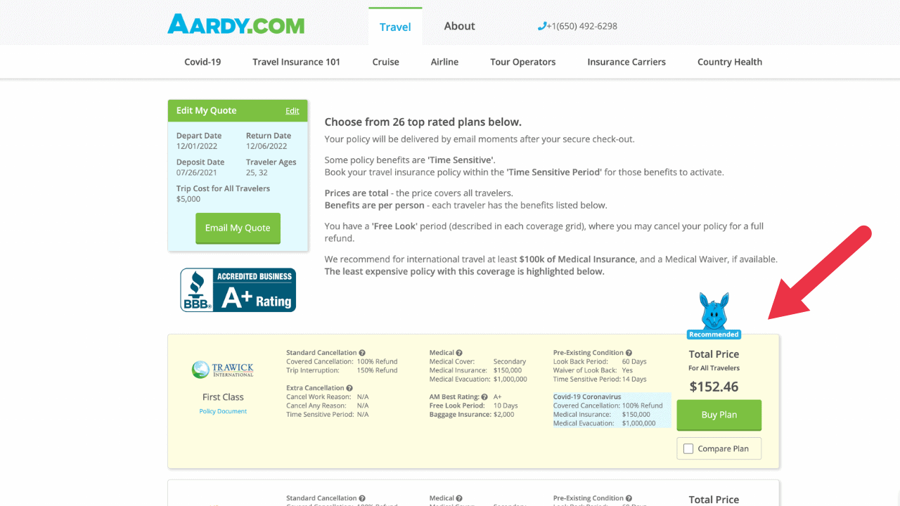 aardy travel insurance