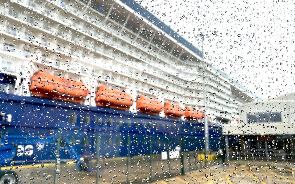 Celebrity Silhouette in Rain