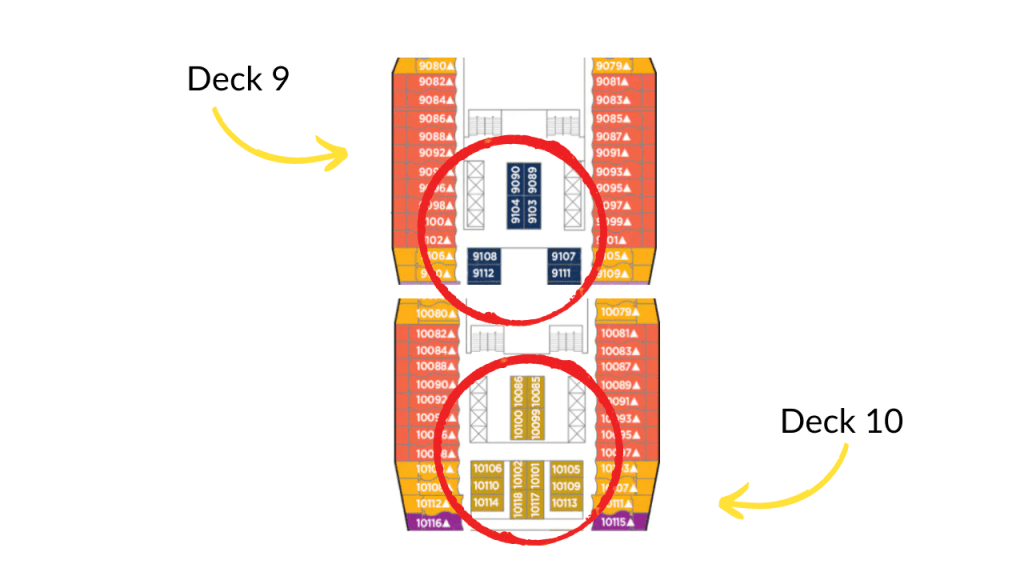 norwegian epic cabins to avoid