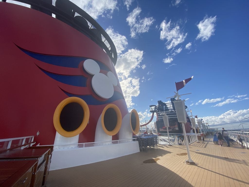 Disney Magic Pool Deck and Funnel