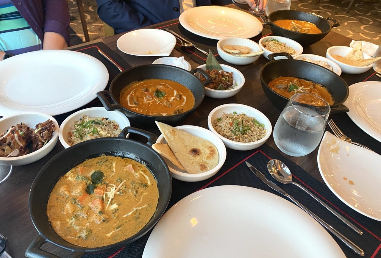 marella cruises speciality restaurant kora la curry