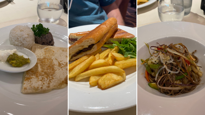 msc cruise reviews food