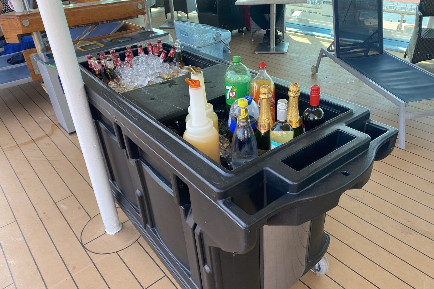 marella cruises all inclusive drinks cart