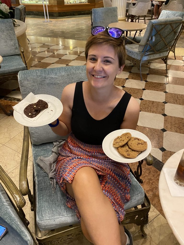 emma cruises cookies princess cruises atrium