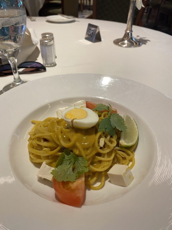 princess cruises main dining room food