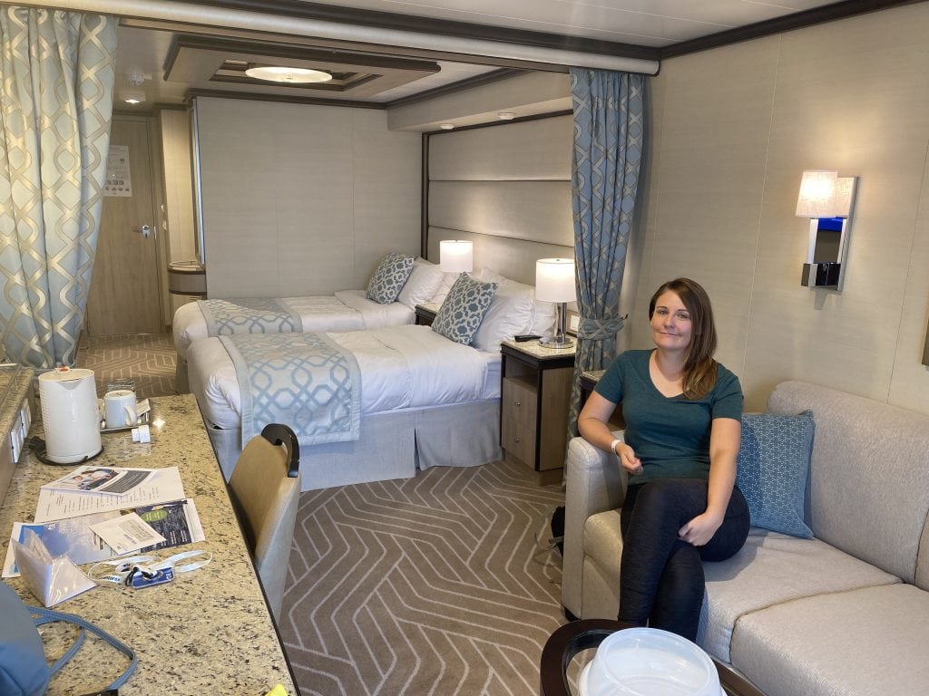 sky princess mini suite balcony cabin review