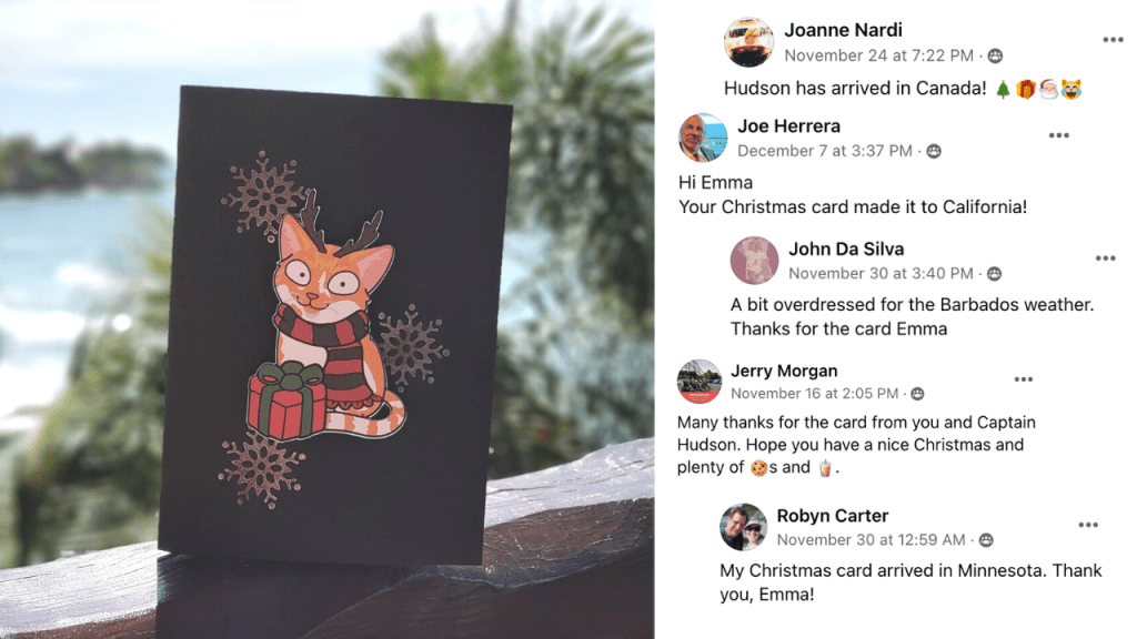 patreon christmas cards