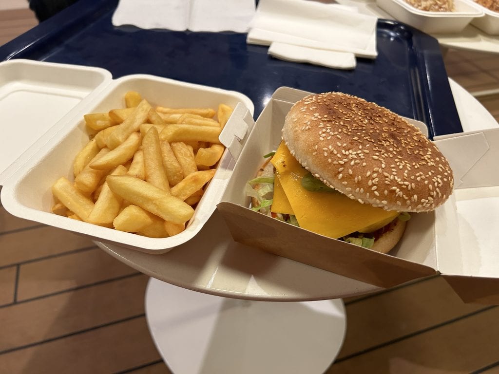 costa cruises salty beach street food burger