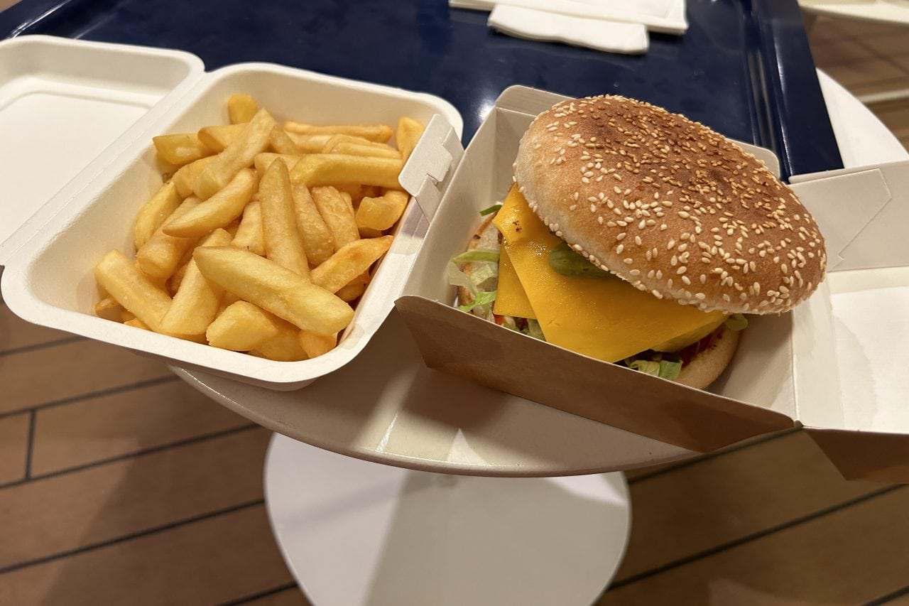 costa cruises salty beach street food burger