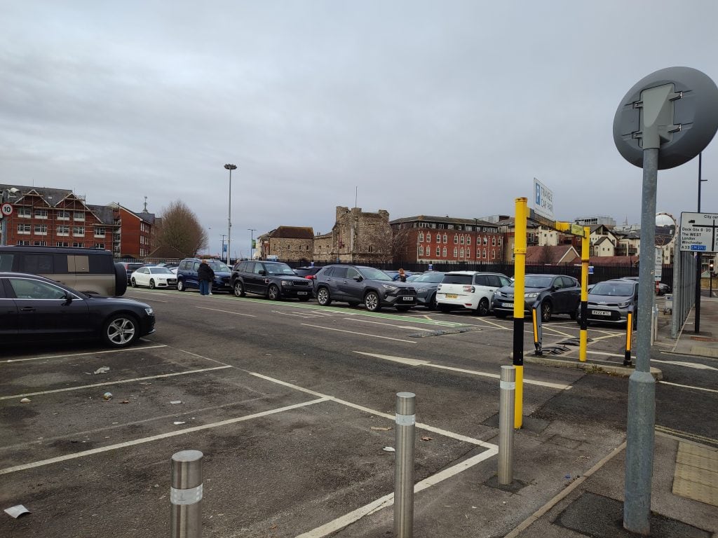 southampton cruise parking triangle car park