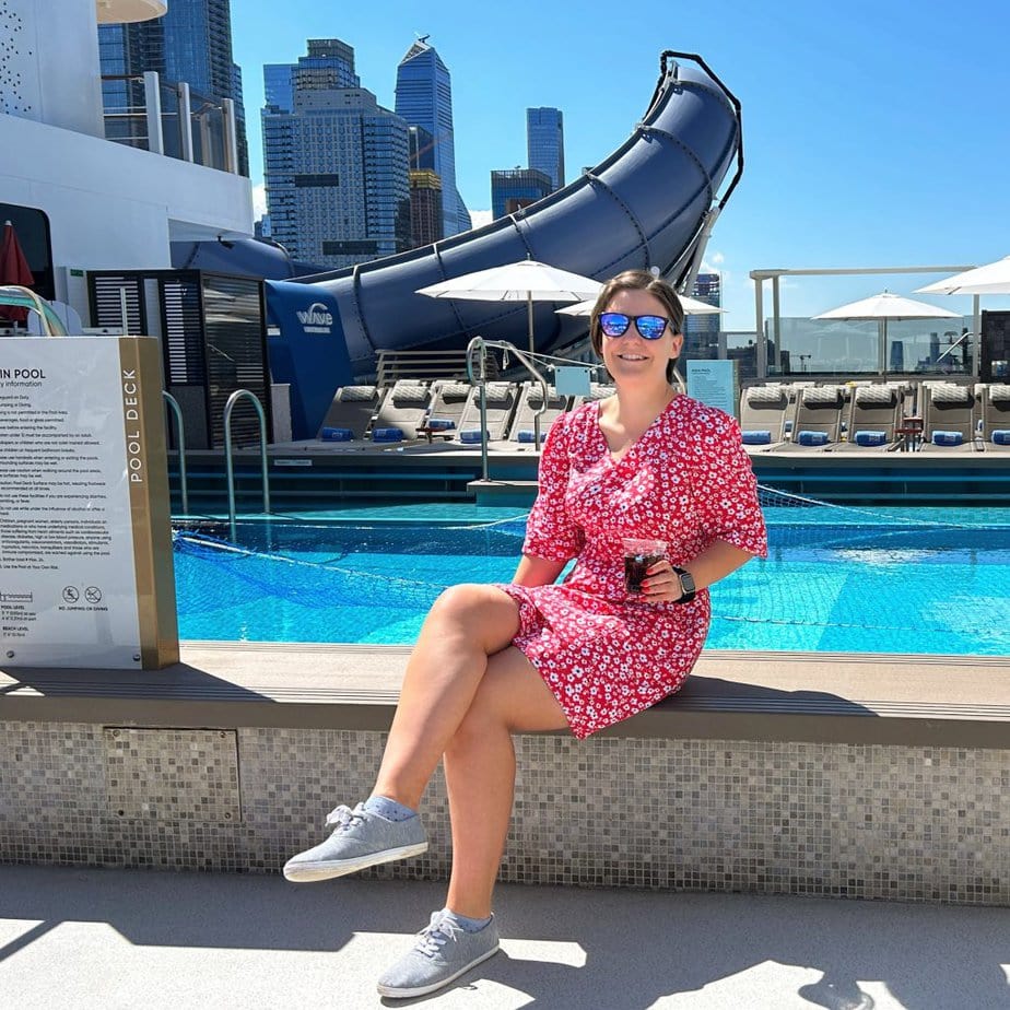 Emma Cruises Norwegian Prima Pool Deck