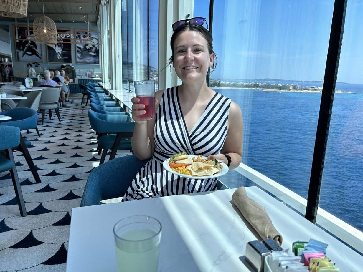 Celebrity Edge Emma in the Buffet 